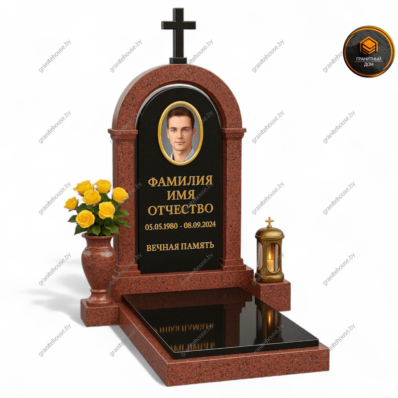 памятник с крестом